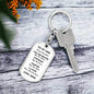 Son You Are Braver Dog Tag Keychain | White | A1022T, A1022TG, G007T, G007TG, lx-G007, PP01-BLK, PT-1011, TNM-1, USER-249647