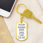 Son You Are Braver Dog Tag Keychain | White | A1022T, A1022TG, G007T, G007TG, lx-G007, PP01-BLK, PT-1011, TNM-1, USER-249647
