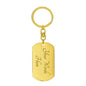 Son You Are Braver Dog Tag Keychain | Black | A1022T, A1022TG, G007T, G007TG, lx-G007, PP01-BLK, PT-1011, TNM-1, USER-249647