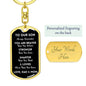 Our Son You Are Braver Dog Tag Keychain | Black | A1022T, A1022TG, G007T, G007TG, lx-G007, PP01-BLK, PT-1011, TNM-1, USER-249647