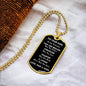 Our Son You Are Braver Dog Tag Necklace | Black | A1014T, A1014TG, G007T, G007TG, lx-G007, PT-133, TNM-1, USER-249647