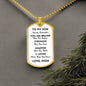 Son You Are Braver Dog Tag Necklace | White | A1014T, A1014TG, G007T, G007TG, lx-G007, PT-133, TNM-1, USER-249647