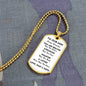 Our Son You Are Braver Dog Tag Necklace | White | A1014T, A1014TG, G007T, G007TG, lx-G007, PT-133, TNM-1, USER-249647