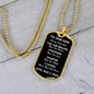 Our Son You Are Braver Dog Tag Necklace | Black | A1014T, A1014TG, G007T, G007TG, lx-G007, PT-133, TNM-1, USER-249647