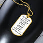 Our Son You Are Braver Dog Tag Necklace | White | A1014T, A1014TG, G007T, G007TG, lx-G007, PT-133, TNM-1, USER-249647