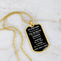 Our Son You Are Braver Dog Tag Necklace | Black | A1014T, A1014TG, G007T, G007TG, lx-G007, PT-133, TNM-1, USER-249647