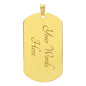 Our Son You Are Braver Dog Tag Necklace | White | A1014T, A1014TG, G007T, G007TG, lx-G007, PT-133, TNM-1, USER-249647
