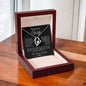To My Beautiful Wife Forever Love Necklace | Black
