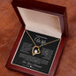 To My Beautiful Wife Forever Love Necklace | Black
