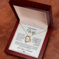 To My Beautiful Wife Forever Love Necklace | White