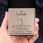 To My Soulmate I love you forever Lucky in Love Necklace