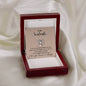 To My Soulmate I love you forever Lucky in Love Necklace
