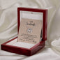 To My Soulmate I love you forever Lucky in Love Necklace