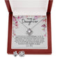 Daughter Love Knot Earring & Necklace Set | C30011TR, lx-C30011, P10019TR, PB23-WOOD, PP01-BLK, PT-3744, TNM-1, USER-249647