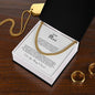 To My Man Cuban Link Chain | White | C30184T, C30184TG, lx-C30184, PB23-WOOD, PT-4348, TNM-1, USER-249647