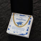 Happy Graduation Son Cuban Link Chain