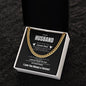 To My Husband Cuban Link Chain | Black | C30184T, C30184TG, lx-C30184, PB23-WOOD, PT-4348, TNM-1, USER-249647