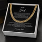 To My Dad Cuban Link Chain - Best Gift for Dad | C30184T, C30184TG, lx-C30184, PB23-WOOD, PT-4348, TNM-1, USER-249647