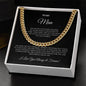 To My Man Cuban Link Chain | Black | C30184T, C30184TG, lx-C30184, PB23-WOOD, PT-4348, TNM-1, USER-249647