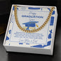 Happy Graduation Son Cuban Link Chain
