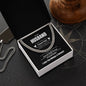 To My Husband Cuban Link Chain | Black | C30184T, C30184TG, lx-C30184, PB23-WOOD, PT-4348, TNM-1, USER-249647