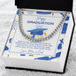 Happy Graduation Son Cuban Link Chain
