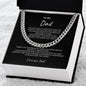 To My Dad Cuban Link Chain - Best Gift for Dad | C30184T, C30184TG, lx-C30184, PB23-WOOD, PT-4348, TNM-1, USER-249647