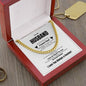 To My Husband Cuban Link Chain | White | C30184T, C30184TG, lx-C30184, PB23-WOOD, PT-4348, TNM-1, USER-249647
