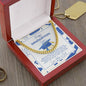 Happy Graduation Son Cuban Link Chain