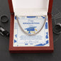 Happy Graduation Son Cuban Link Chain