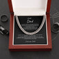 To My Dad Cuban Link Chain - Best Gift for Dad | C30184T, C30184TG, lx-C30184, PB23-WOOD, PT-4348, TNM-1, USER-249647