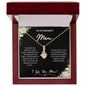 Dearest Mom Alluring Beauty Necklace - Beautiful Love | C30084TG, C30084TR, PB23-WOOD, PT-4363, TNM-1, USER-249647