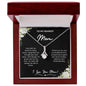Dearest Mom Alluring Beauty Necklace - Beautiful Love | C30084TG, C30084TR, PB23-WOOD, PT-4363, TNM-1, USER-249647