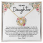 To My Daughter Love Knot Necklace | C30011TG, C30011TR, PB23-WOOD, PT-4377, TNM-1, USER-249647