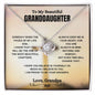 Granddaughter Love Knot Necklace - Grandpa's Gift | C30011TG, C30011TR, PB23-WOOD, PT-4377, TNM-1, USER-249647