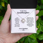 Great Granddaughter Love Knot Necklace - Grandparents Gift | C30011TG, C30011TR, PB23-WOOD, PT-4377, TNM-1, USER-249647