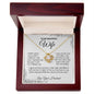 To My Beautiful Wife Love Knot Necklace | C30011TG, C30011TR, PB23-WOOD, PT-4377, TNM-1, USER-249647