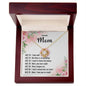 I Love You Mom Love Knot Necklace