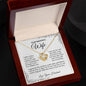 To My Beautiful Wife Love Knot Necklace | C30011TG, C30011TR, PB23-WOOD, PT-4377, TNM-1, USER-249647