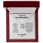 Great Granddaughter Love Knot Necklace - Grandparents Gift | C30011TG, C30011TR, PB23-WOOD, PT-4377, TNM-1, USER-249647