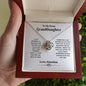 Great Granddaughter Love Knot Necklace - Grandparents Gift | C30011TG, C30011TR, PB23-WOOD, PT-4377, TNM-1, USER-249647