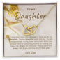 Daughter Interlocking Hearts Necklace | Sea Shells | C30028T, C30028TG, lx-C30028, PB23-WOOD, PT-4382, TNM-1, USER-249647