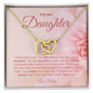 Daughter Interlocking Hearts Necklace | C30028T, C30028TG, lx-C30028, PB23-WOOD, PT-4382, TNM-1, USER-249647