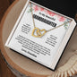Granddaughter Interlocking Hearts Necklace - Grandma's Gift | C30028T, C30028TG, lx-C30028, PB23-WOOD, PT-4382, TNM-1, USER-249647