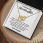 Granddaughter Interlocking Hearts Necklace - Grandpa's Gift | C30028T, C30028TG, lx-C30028, PB23-WOOD, PT-4382, TNM-1, USER-249647