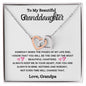 Granddaughter Interlocking Hearts Necklace - Grandpa's Gift | C30028T, C30028TG, lx-C30028, PB23-WOOD, PT-4382, TNM-1, USER-249647
