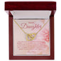 Daughter Interlocking Hearts Necklace | C30028T, C30028TG, lx-C30028, PB23-WOOD, PT-4382, TNM-1, USER-249647