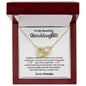 Granddaughter Interlocking Hearts Necklace - Grandpa's Gift | C30028T, C30028TG, lx-C30028, PB23-WOOD, PT-4382, TNM-1, USER-249647
