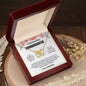 Granddaughter Interlocking Hearts Necklace - Grandma's Gift | C30028T, C30028TG, lx-C30028, PB23-WOOD, PT-4382, TNM-1, USER-249647