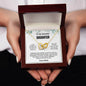 To My Daughter Interlocking Hearts Necklace | C30028T, C30028TG, lx-C30028, PB23-WOOD, PT-4382, TNM-1, USER-249647